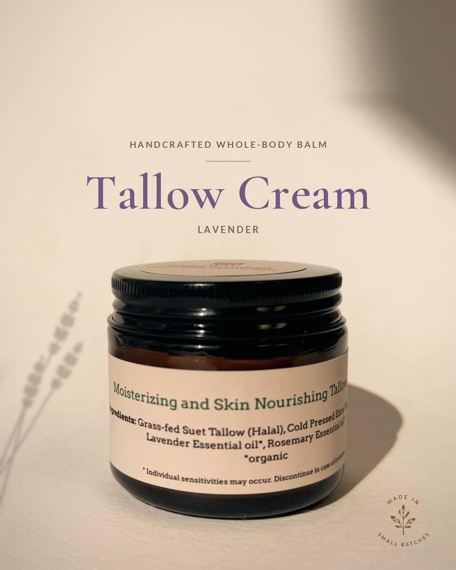 Tallow Cream — Lavender— Handcrafted Whole-Body Balm