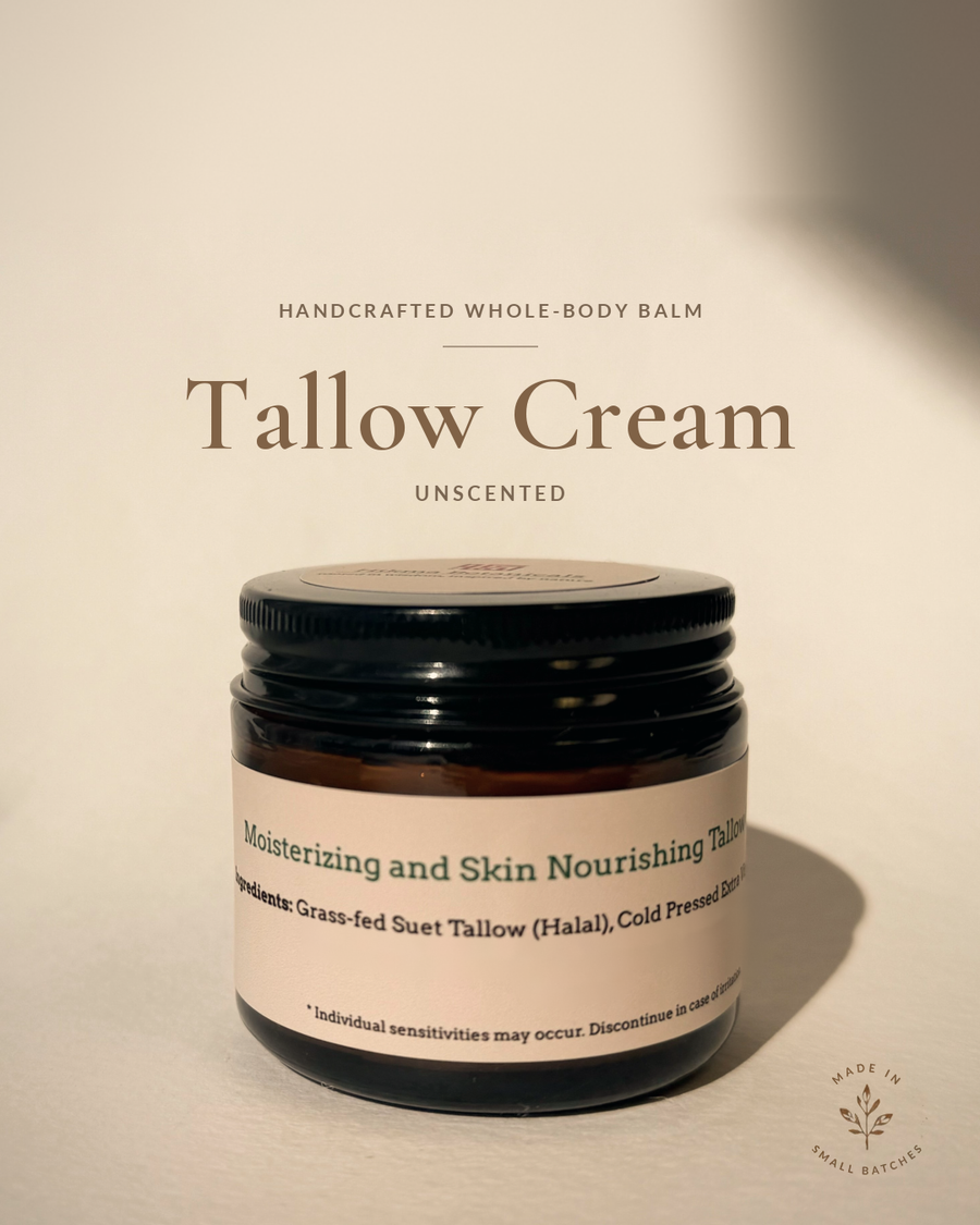 Tallow Cream — Unscented— Handcrafted Whole-Body Balm