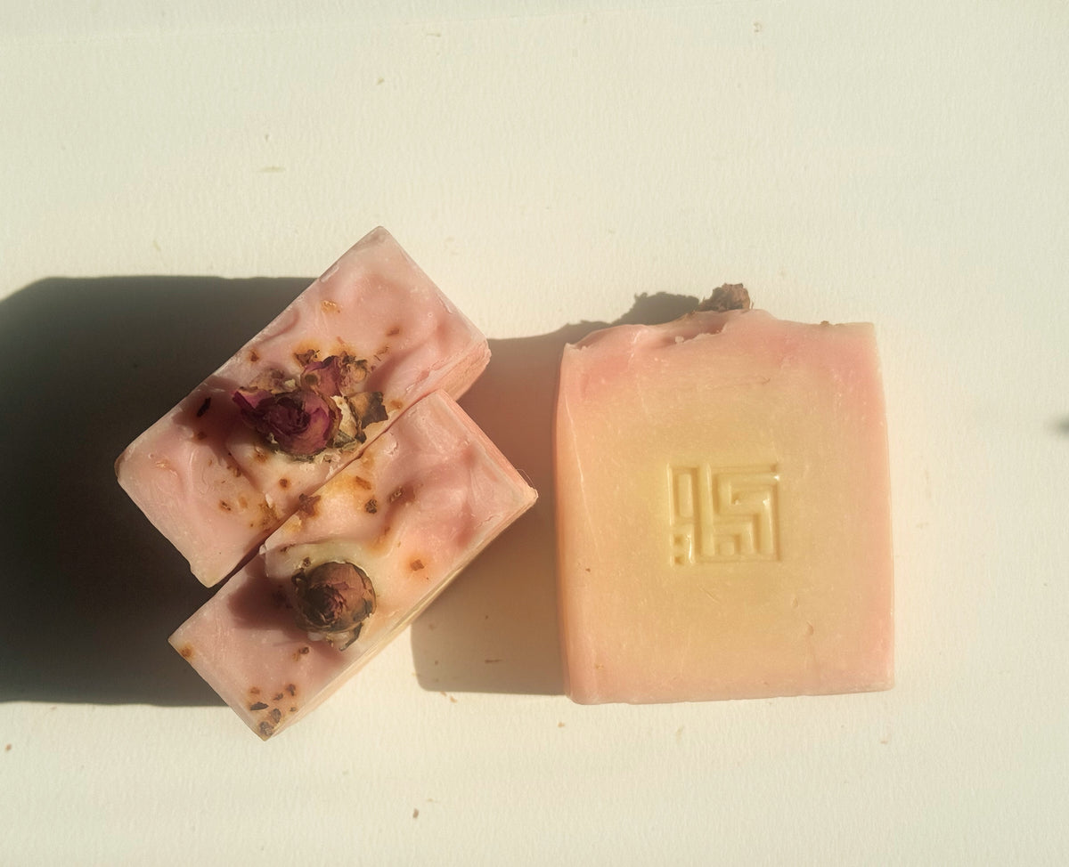 Rose & Orange— Hand-Poured Botanical Bar