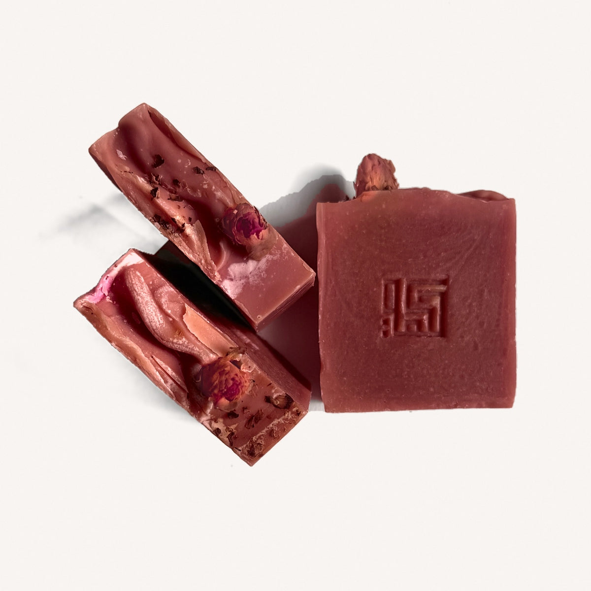 Rose Garden — Hand-Poured Botanical Bar with Rose Geranium